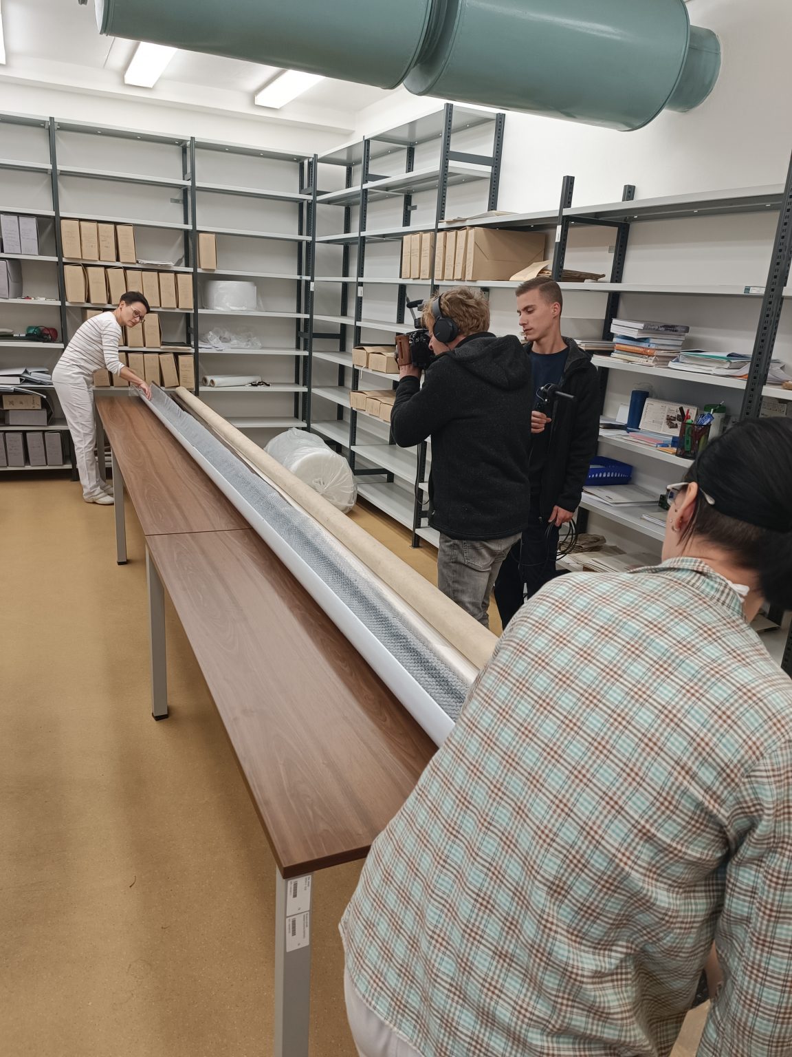 Stěhování generální mapy tloskovského panství